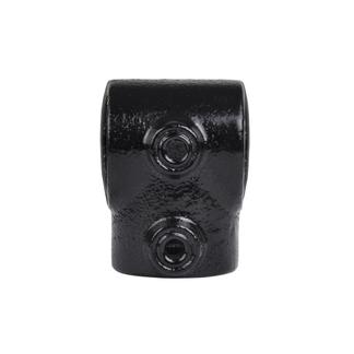 Buiskoppeling Kort T-stuk - zwart-C / 33,7 mm